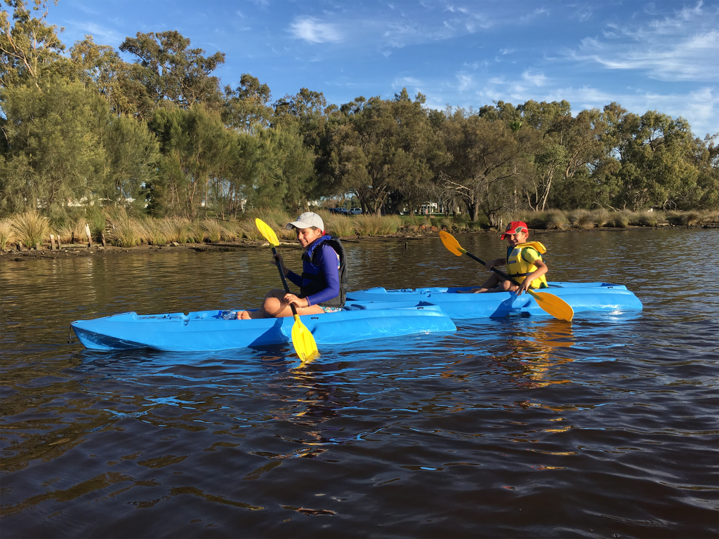 Perth Kids Eco Kayak tour